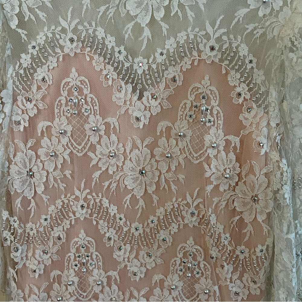 Vintage Rina diMontella 100% Silk Dress in Soft Pink